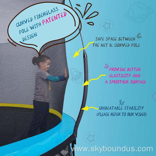 SkyBound 14FT Trampoline with Enclosure